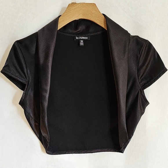 🇨🇦 Le Chateau Bolero Shrug Crop Top - Picture 4 of 16